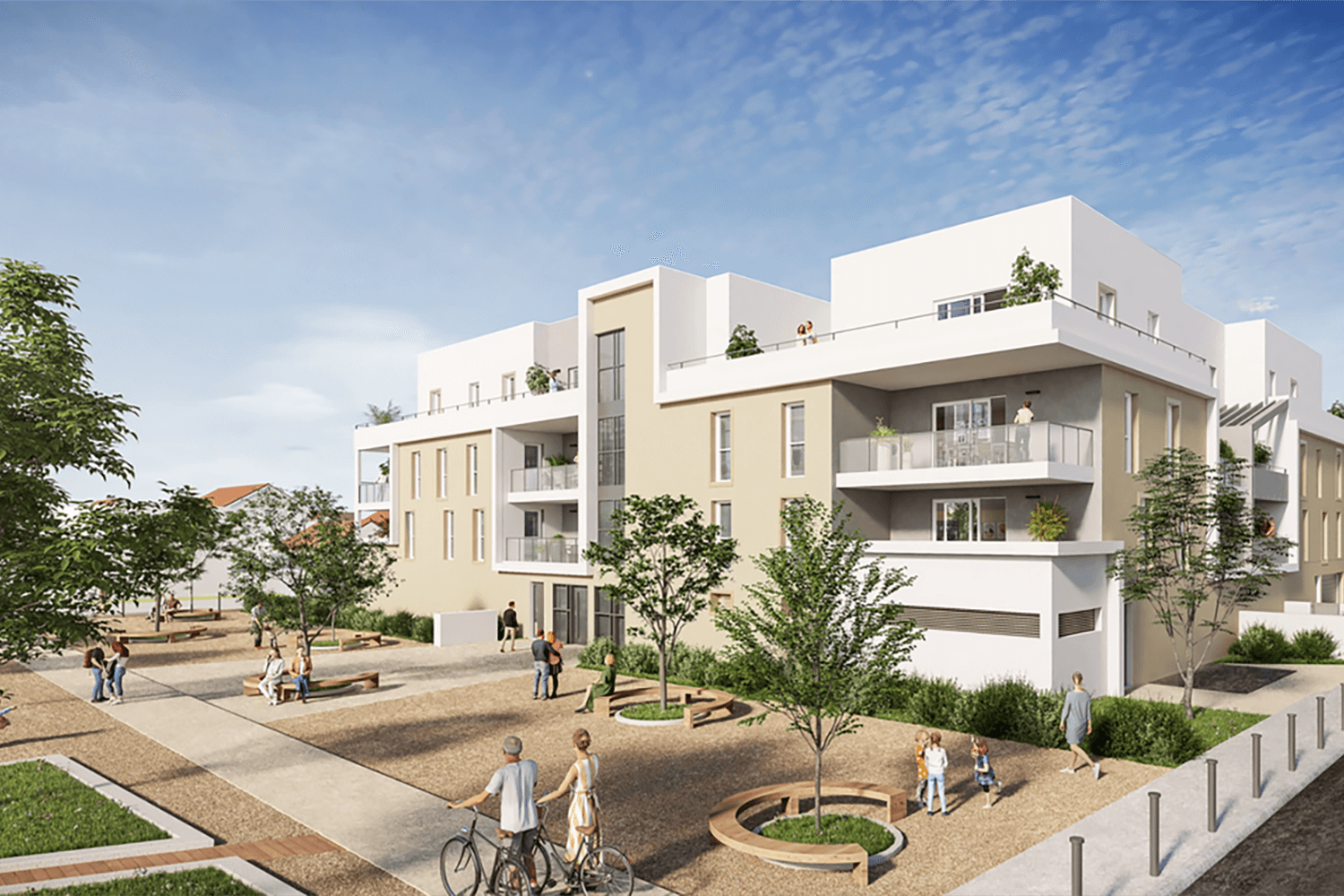 NATUREA sauvian programme neuf construction neuve appartement jardin sauvian herault occitanie sud de france