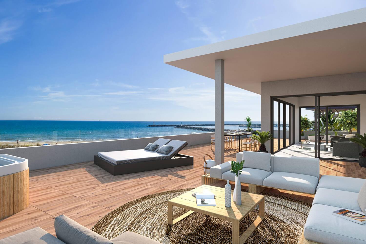 Sunrise Marseillan-plage investissement neuf appartement residence securisee locatif-1